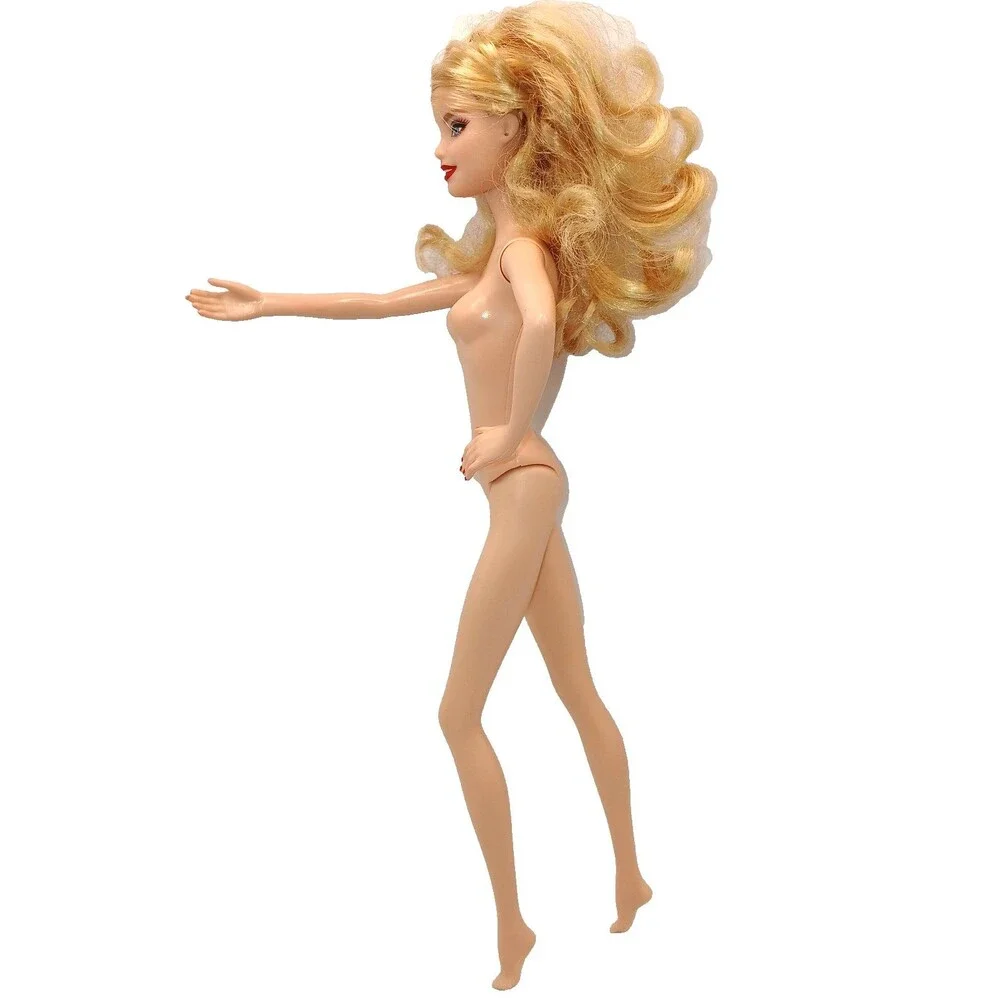 Barbie Model Muse Doll Hip Pose Red Lips Teeth Show 2 Tone Blonde Hair 2015